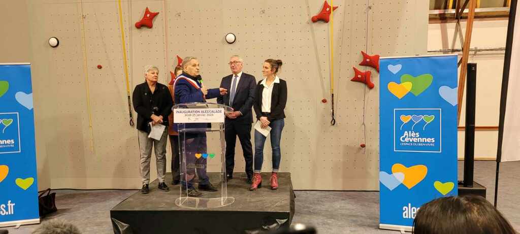 Inauguration de la Nouvelle Salle d'Escalade à Alès