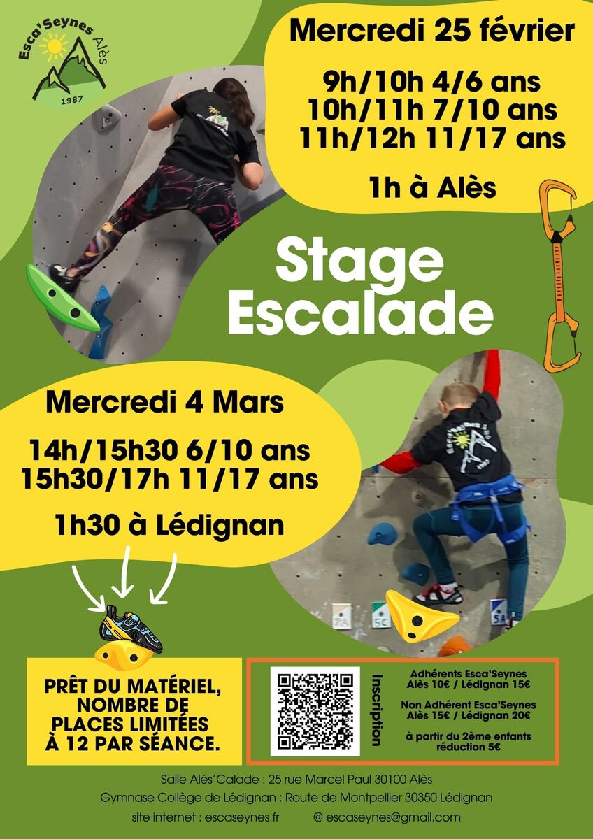 Stages Vacances Février