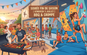 Barbecue de fin d’année du club d’escalade – Vendredi 3 juillet 🌮🧗✨