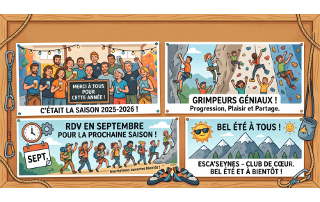 Merci pour cette superbe fin de saison ! 🧗‍♂️🎉