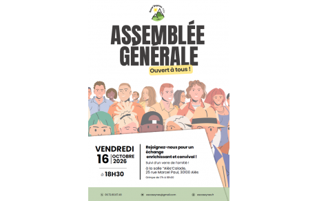 Assemblée Générale : vendredi 16 octobre 2026