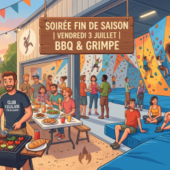 Barbecue de fin d’année du club d’escalade – Vendredi 3 juillet 🌮🧗✨