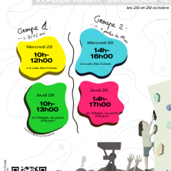 Inscription STAGE escalade, Vacances Toussaint